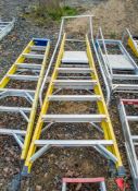 Clow 6 tread glass fibre framed step ladder A1103126
