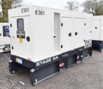 JCB G125 RS 125 kva diesel driven generator Year: 2021 S/N: 2959278 Recorded Hours: 366