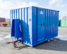 Boss Cabins 12ft x 6 ft  fast tow mobile steel anti vandal welfare unit