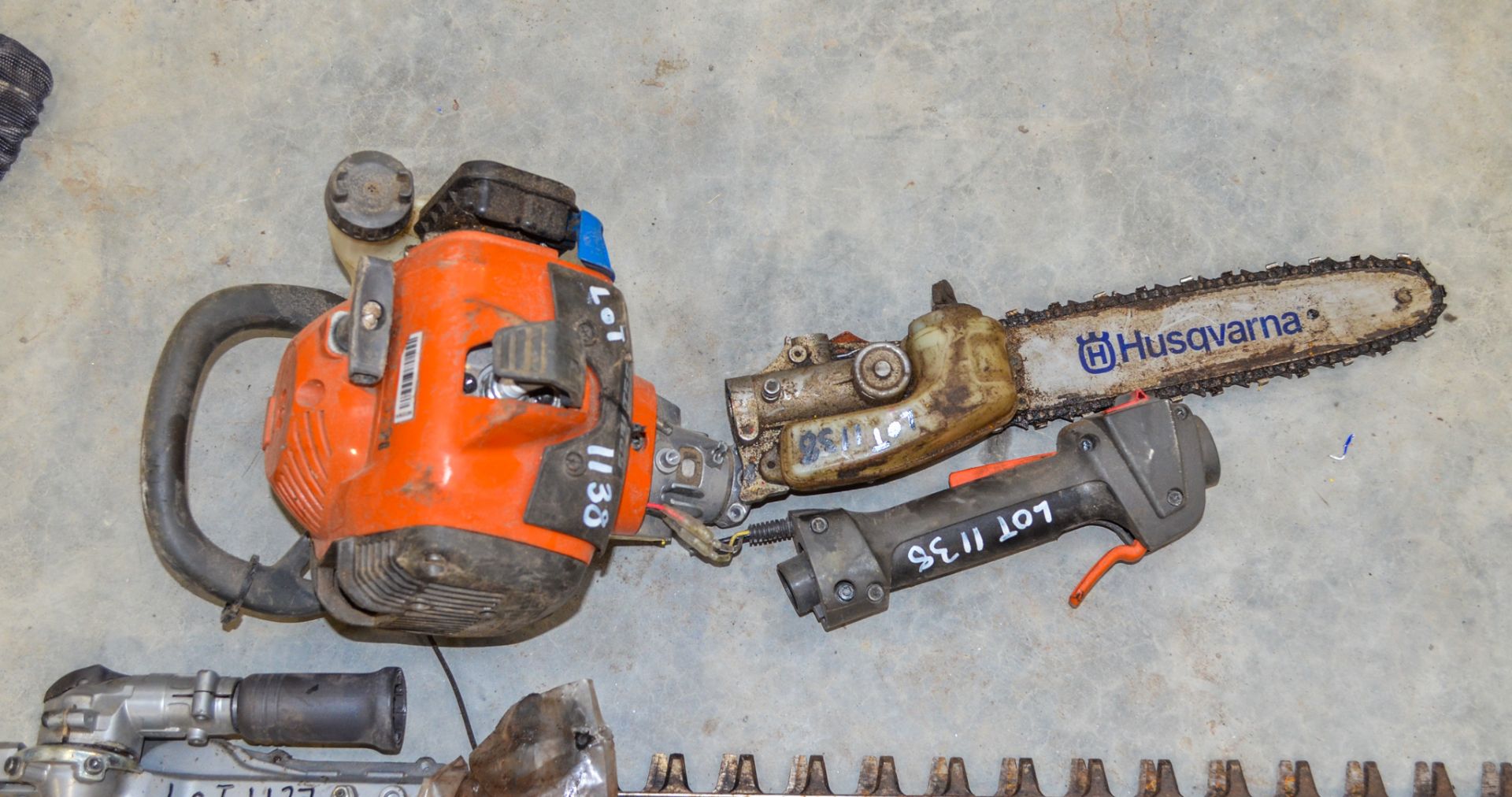 Husqvarna 525 PT5S petrol driven chainsaw for spares