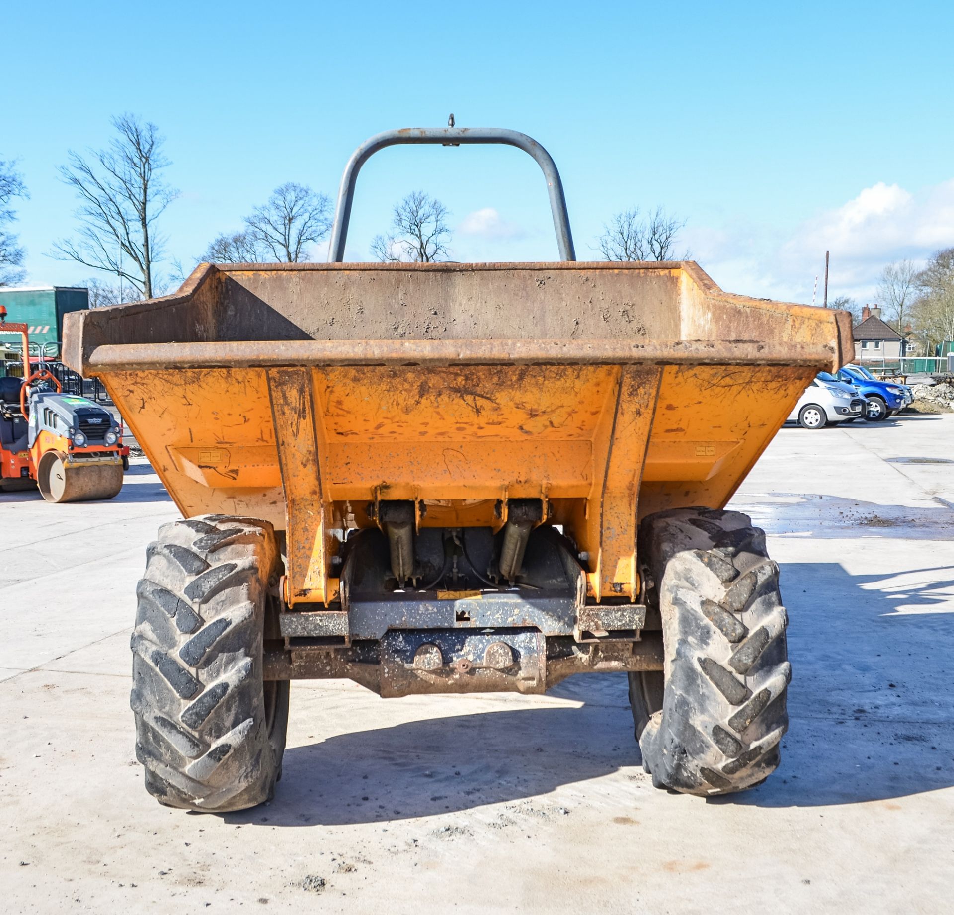 Terex 6 tonne straight skip dumper  Year: 2007  S/N: E703FW179 Recorded Hours: 2883 - Image 5 of 21