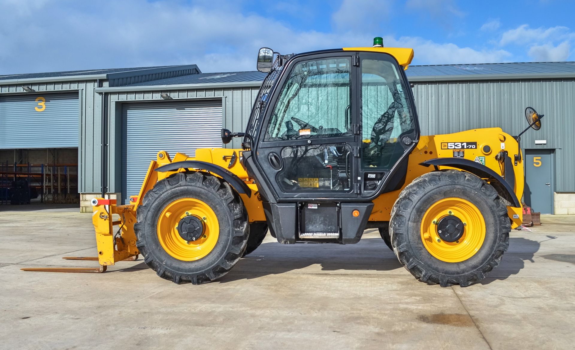 JCB 531-70 7 metre telescopic handler Year: 2021 S/N: 3008922 Recorded Hours: 1001 c/w rear - Image 7 of 23