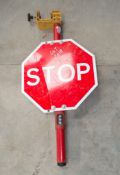Stop rail sign ** Sign broken ** A825181