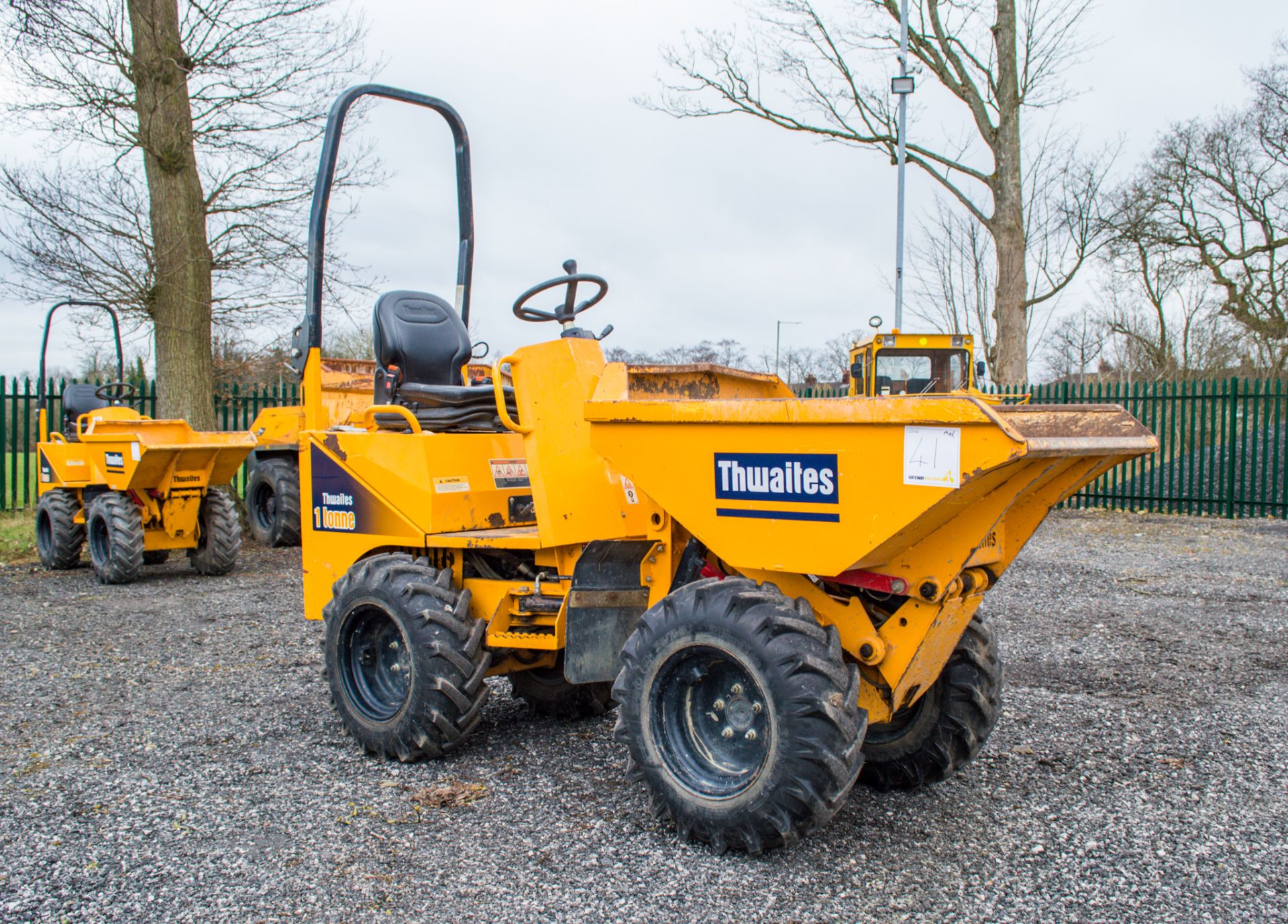 Thwaites 1 tonne hi-tip dumper Year: 2017 S/N: 717D9901 Recorded Hours: 978 - Image 2 of 18