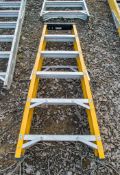 6 tread glass fibre framed step ladder 1409-0815