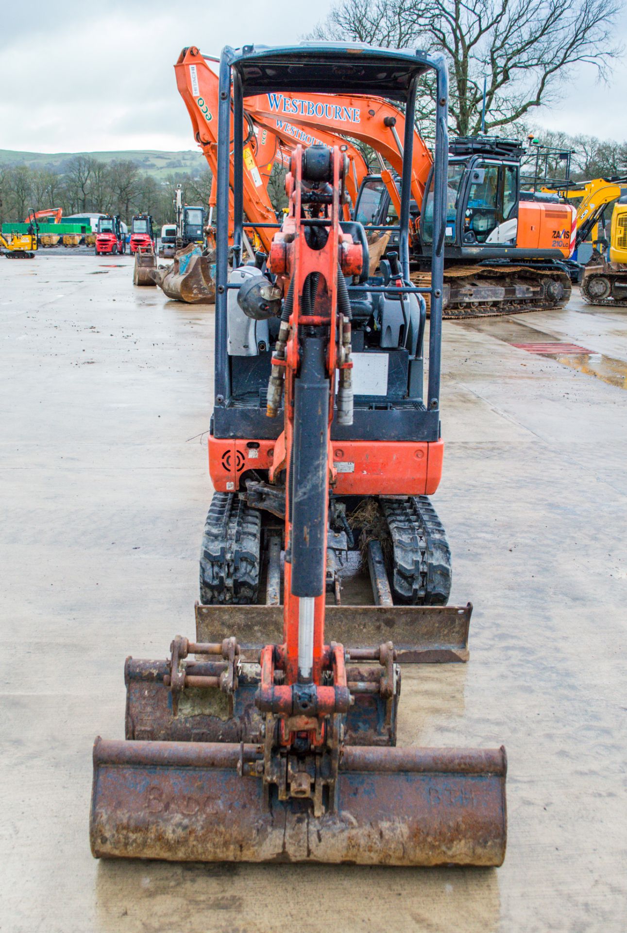 Kubota KX015-4 1.5 tonne rubber tracked mini excavator Year: 2016 S/N: 60177 Recorded Hours: 1870 - Image 5 of 18