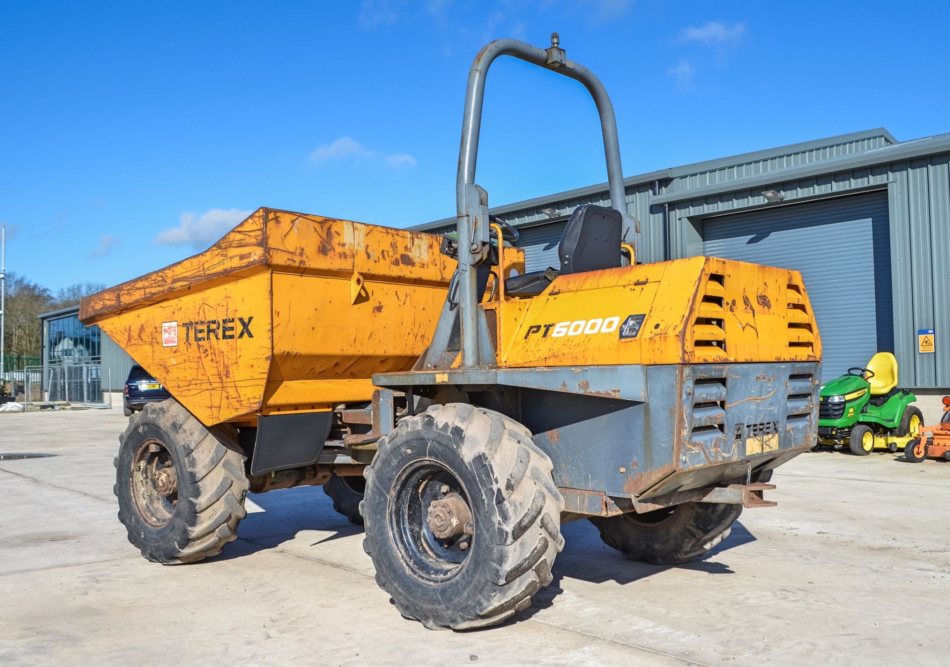 Terex 6 tonne straight skip dumper  Year: 2007  S/N: E703FW179 Recorded Hours: 2883 - Image 3 of 21