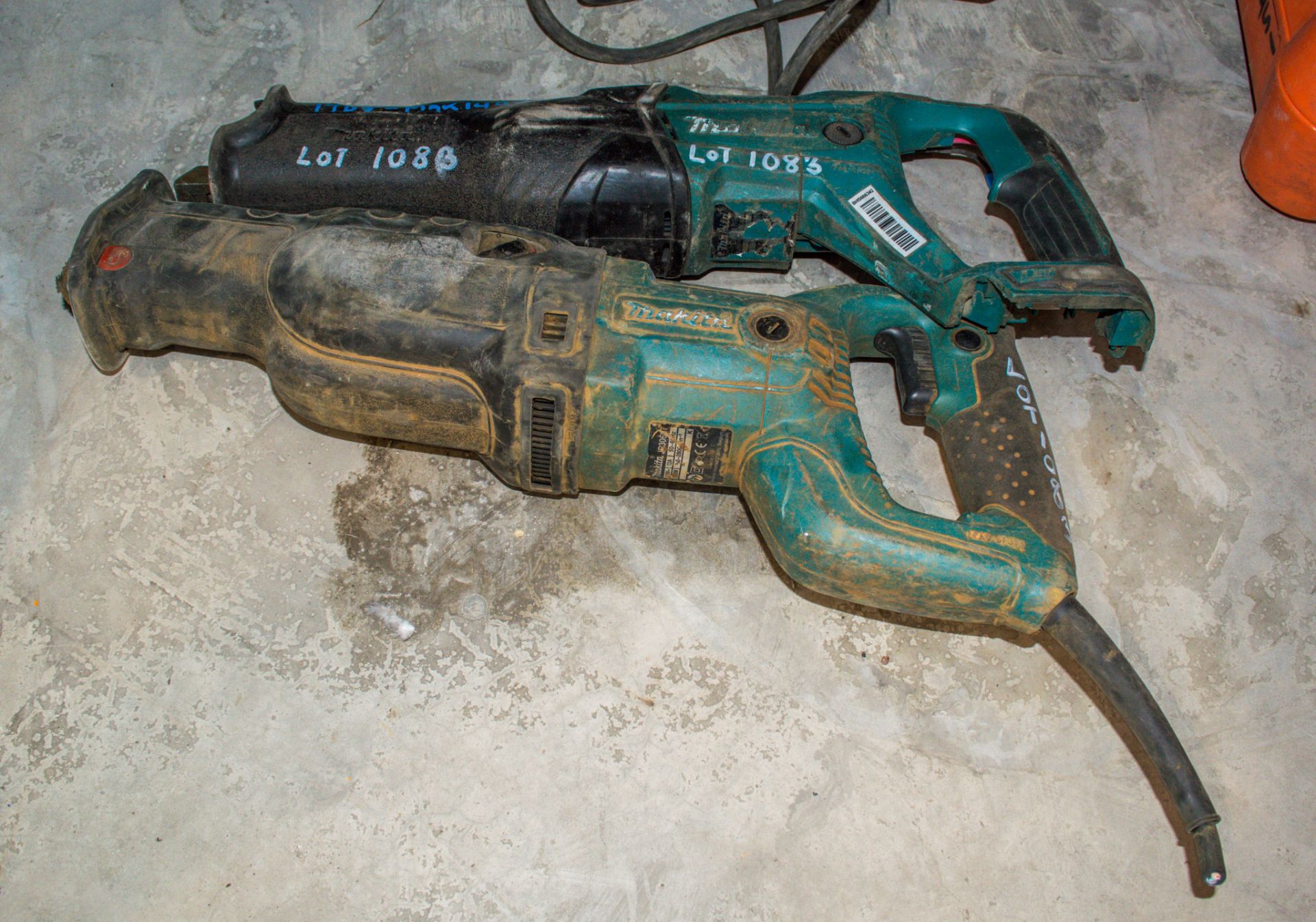 2 - Makita reciprocating saws for spares