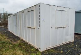 32' by 10' anti vandal steel open plan canteen/office unit  A581012