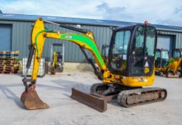 JCB 8030 3 tonne rubber tracked mini excavator Year: 2014 S/N: 2432157 Recorded hours: 2147 Blade,