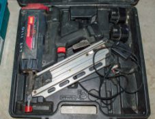Max cordless staple gun c/w 2 batteries, charger and carry case 18076095