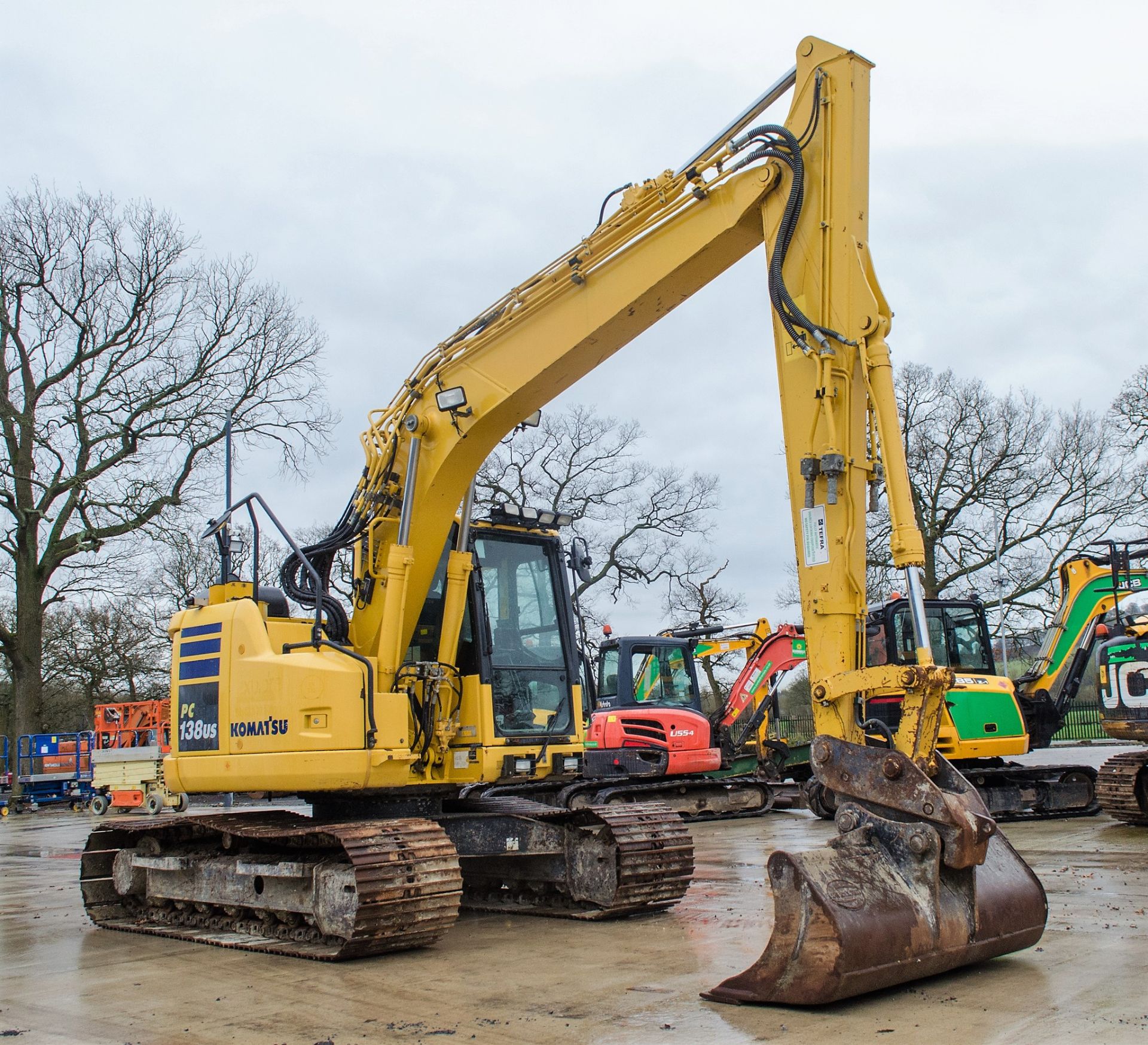 Komatsu PC138US-2 13 tonne steel tracked excavator Year: 2017 S/N: F50403 Recorded Hours: 4364 3rd - Image 2 of 27