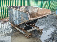 Steel fork lift tipping skip 5344