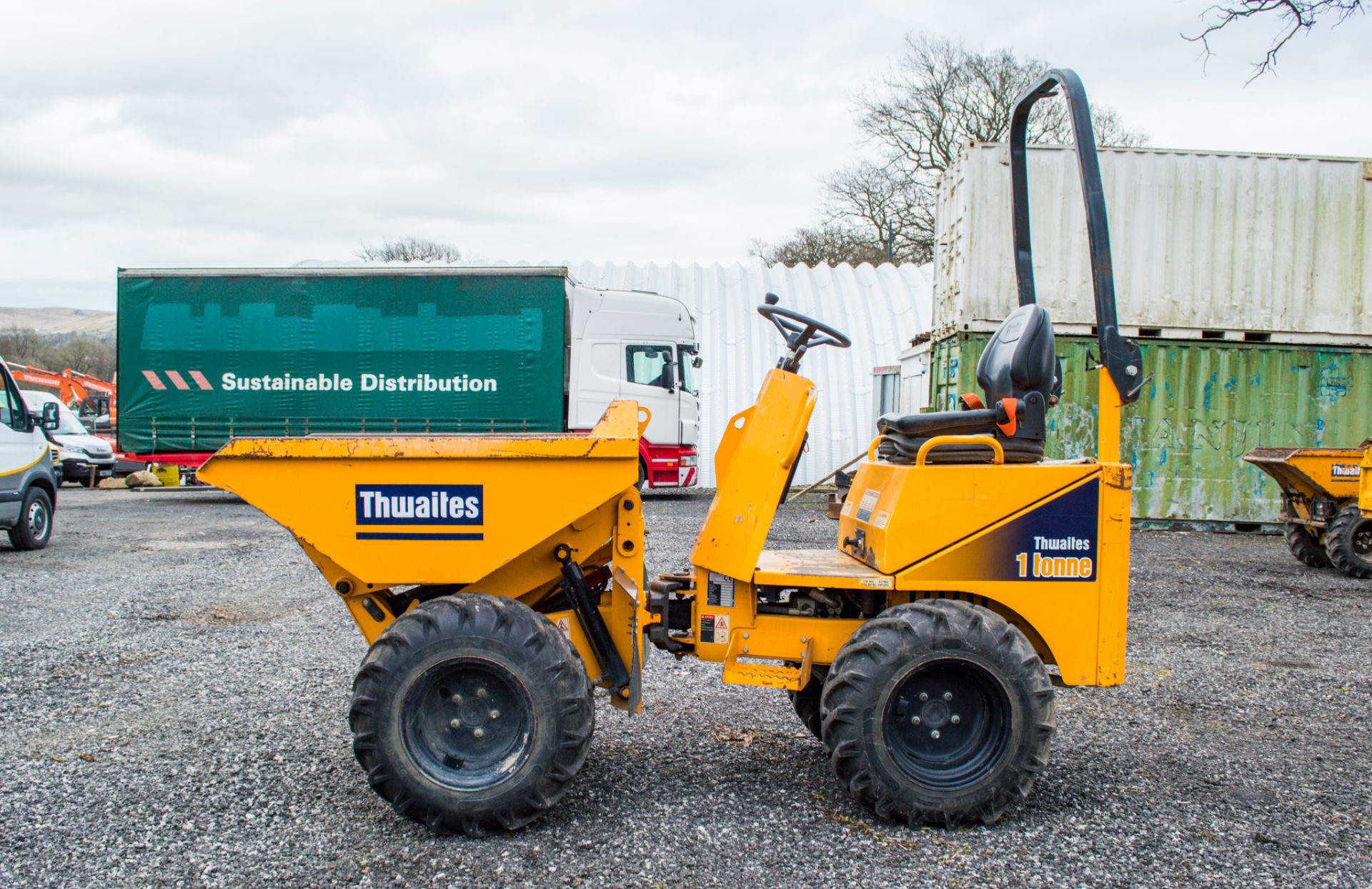 Thwaites 1 tonne hi-tip dumper Year: 2017 S/N: 717D9901 Recorded Hours: 978 - Image 8 of 18