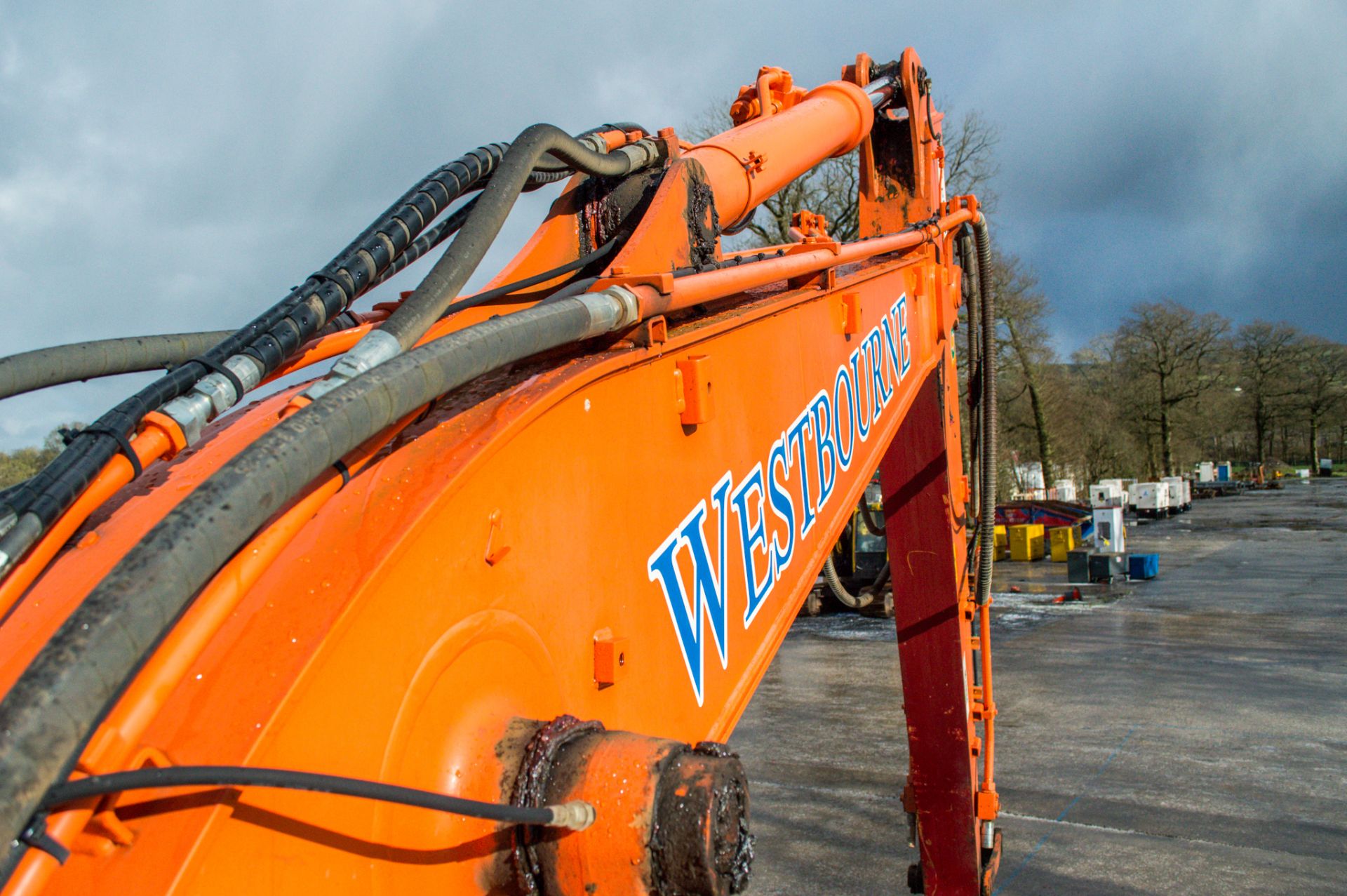 Hitachi ZX 130 LCN  13 tonne steel tracked excavator Year: 2013 S/N: 090662 Recorded Hours: 9500 Air - Image 12 of 25