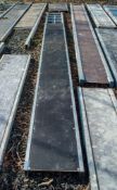 Aluminium staging board approximately 16ft long 3306-0282 ** Damaged **
