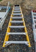 10 tread glass fibre framed step ladder 1411-0428