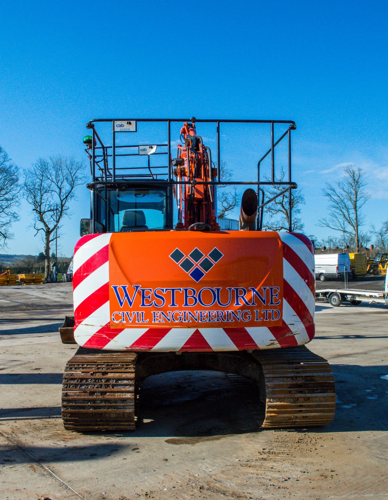 Hitachi ZX 130 LCN  13 tonne steel tracked excavator Year: 2013 S/N: 090662 Recorded Hours: 9500 Air - Image 6 of 25