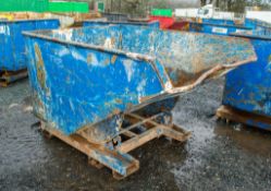 Steel fork lift tipping skip 1703