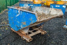 Steel fork lift tipping skip 5374