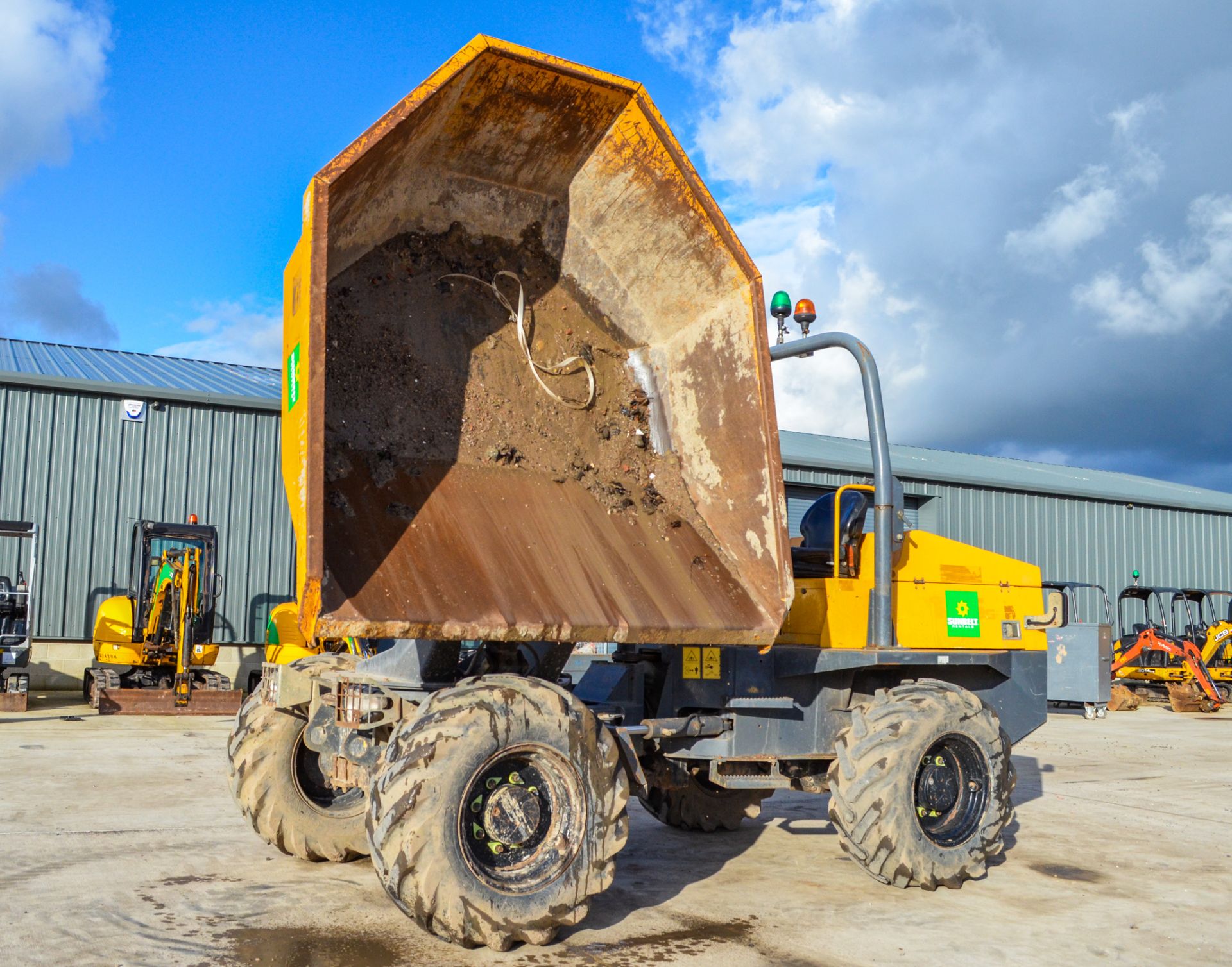 Terex TA6s 6 tonne swivel skip dumper  Year: 2014 S/N: PJ5336 Recorded Hours: 1406 A635124 - Image 9 of 18