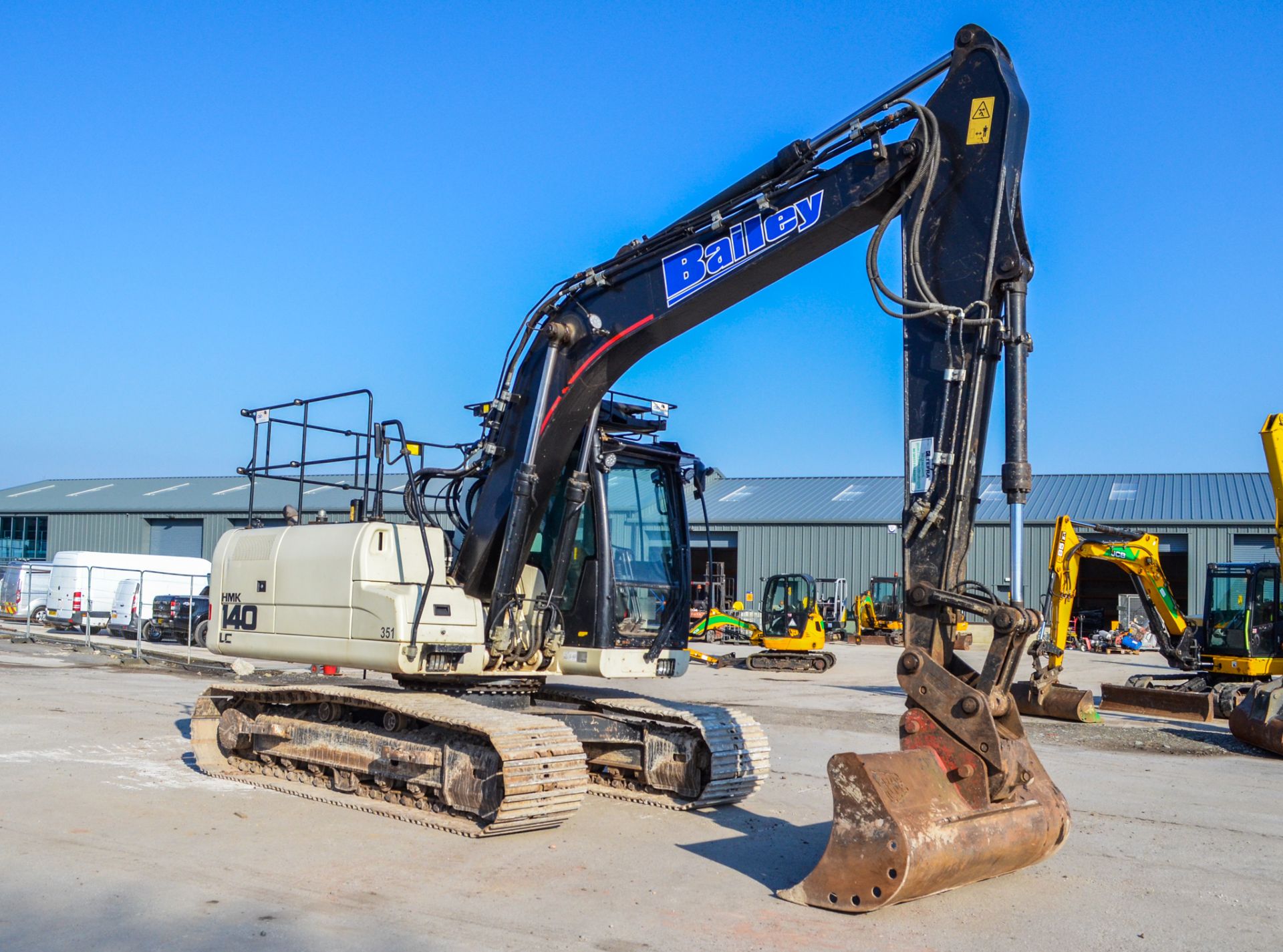 Hidromek HMK 140 LC - 3B 15.5 tonne steel tracked excavtor  Year: 2016  S/N: G130902  Recorded - Image 2 of 23