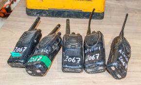 5 - Kenwood 2-way radios A546603, A545801, A647135, A549862, A719147