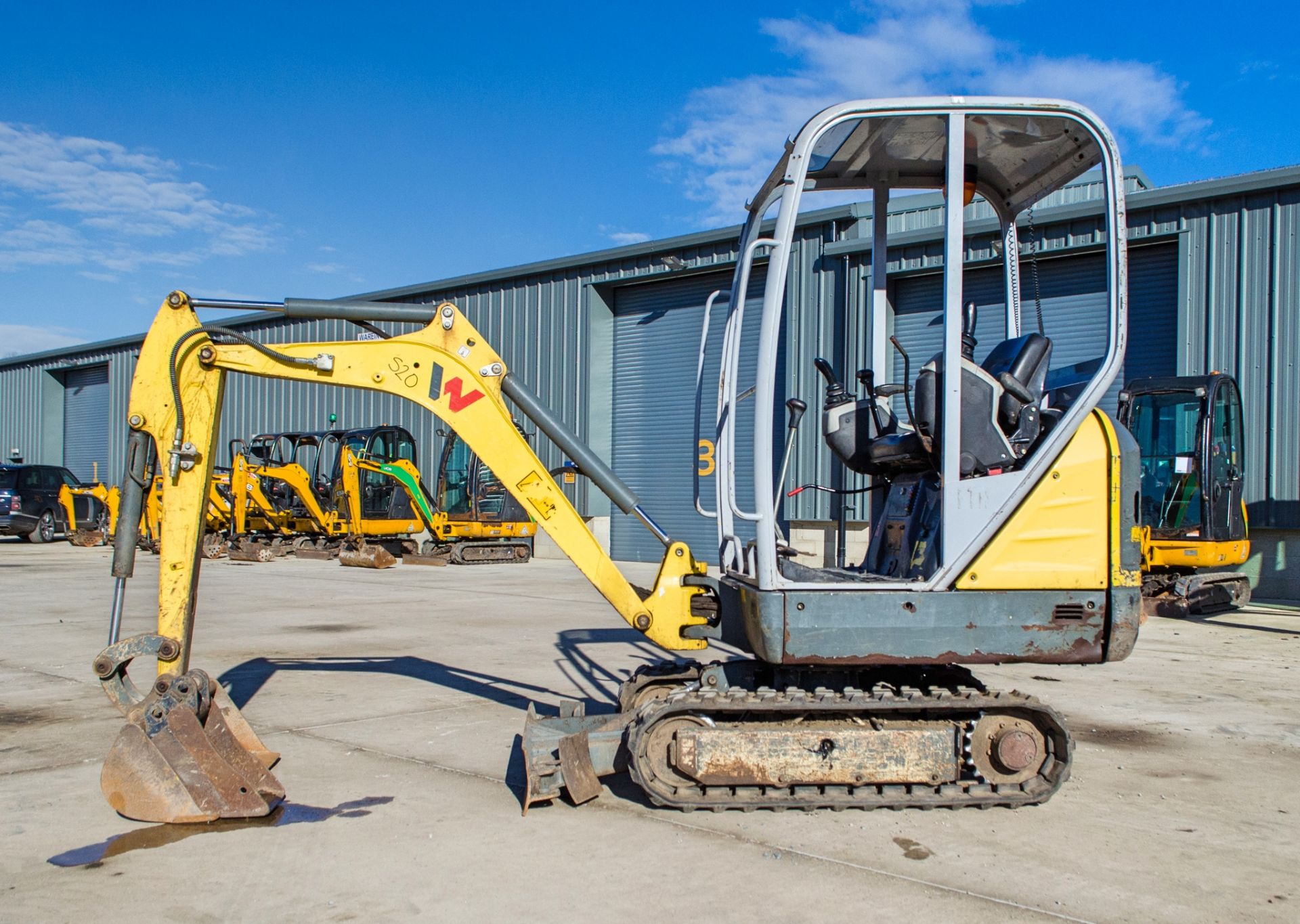 Wacker Neuson ET16 1.5 tonne rubber tracked mini excavator Year: 2016 S/N: PAL00351 Recorded - Image 7 of 21