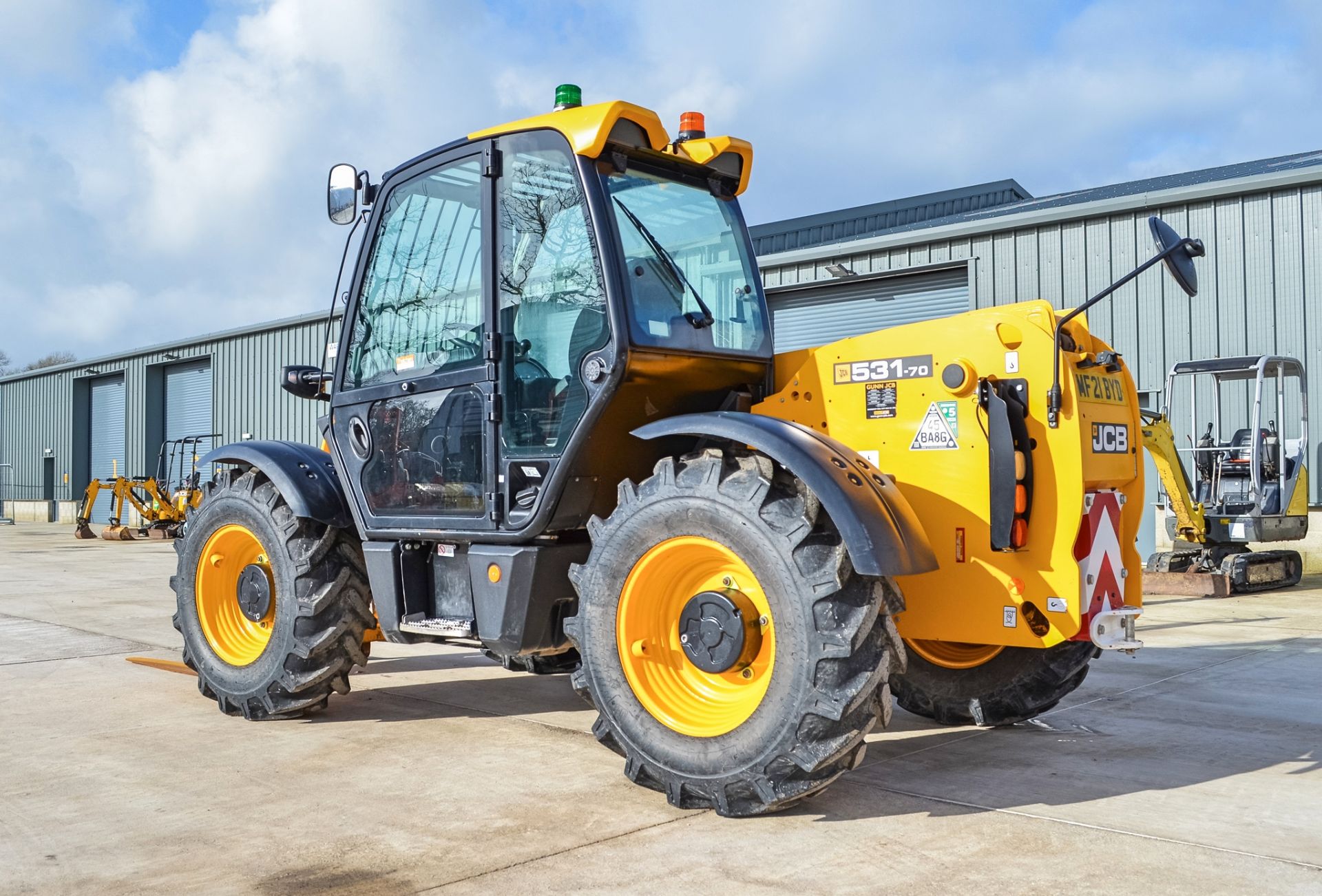 JCB 531-70 7 metre telescopic handler Year: 2021 S/N: 3008922 Recorded Hours: 1001 c/w rear - Image 3 of 23