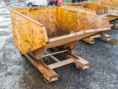 Steel fork lift tipping skip 4066