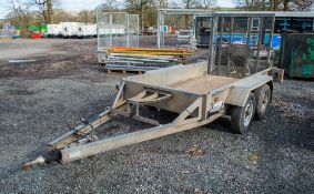 Indespension AD2000 8ft x 4ft tandem axle plant trailer A611695