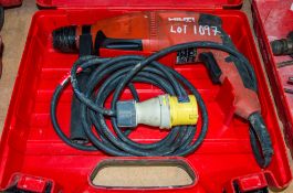 Hilti TE1 110v SDS rotary hammer drill c/w carry case 03011908