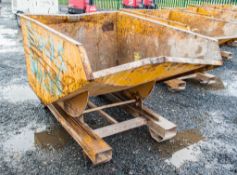 Steel fork lift tipping skip 3048