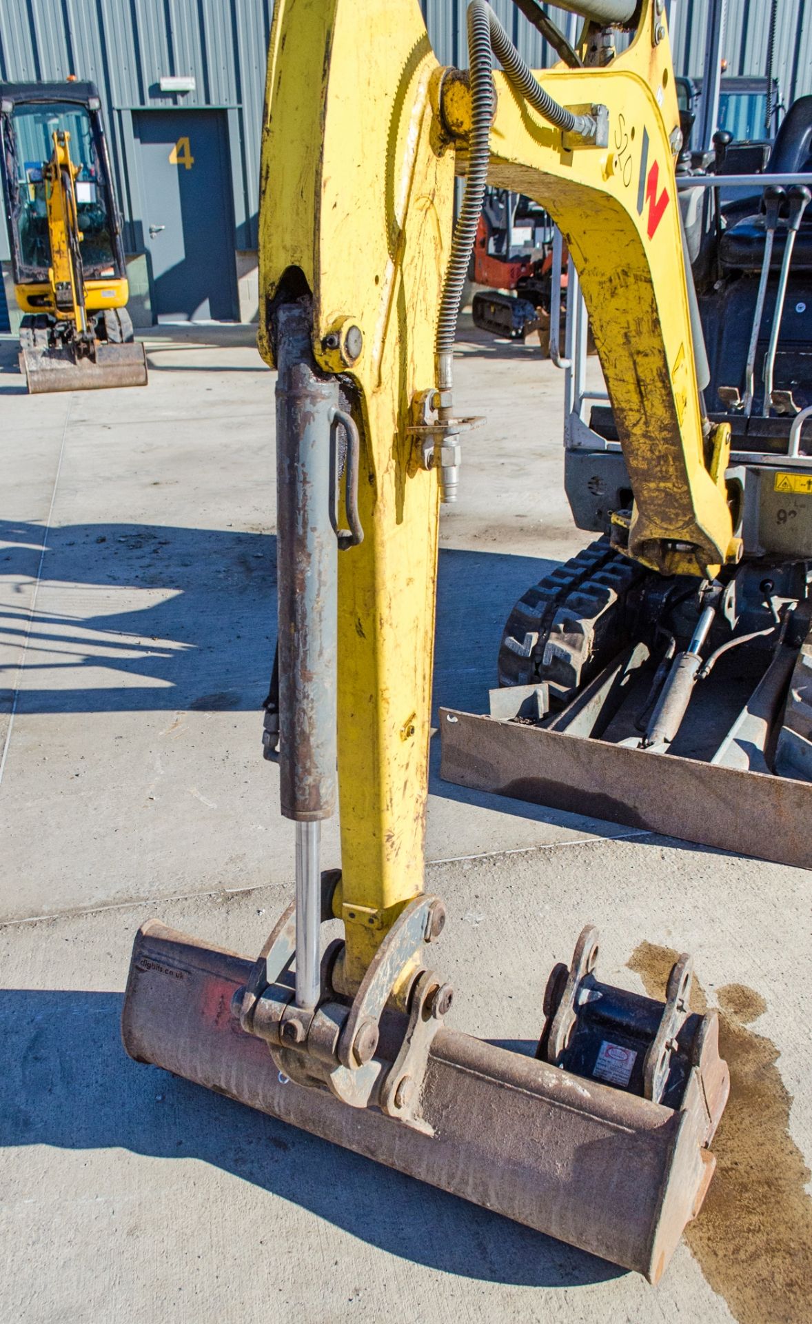 Wacker Neuson ET16 1.5 tonne rubber tracked mini excavator Year: 2016 S/N: PAL00351 Recorded - Image 13 of 21