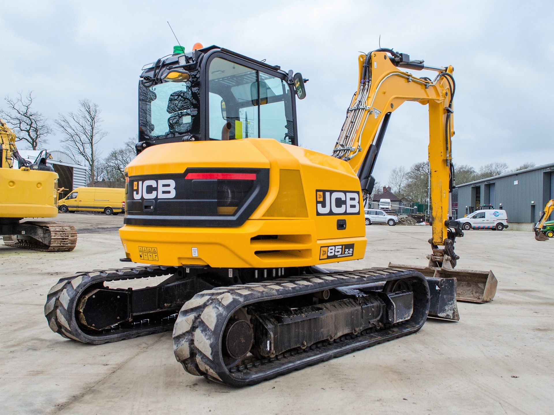 JCB 85 Z-2 Groundworker 8.5 tonne rubber tracked excavator Year: 2020 S/N: 2735672 Recorded Hours: - Image 3 of 30