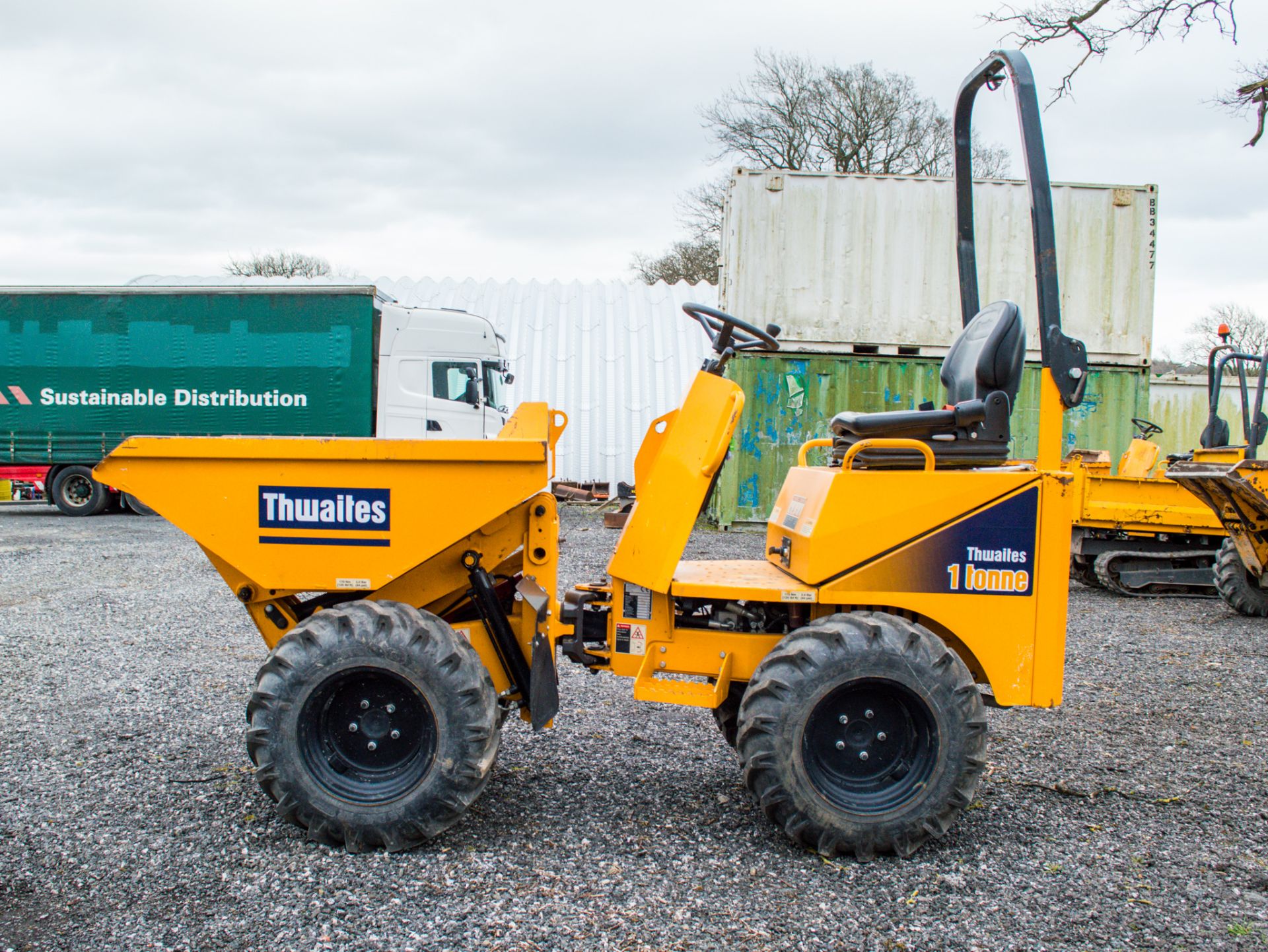 Thwaites 1 tonne hi-tip dumper Year: 2017 Recorded Hours: 227 S/N: 717D9589 - Image 7 of 18