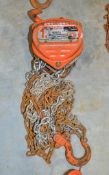 Hackett 1 tonne chain hoist PF00154