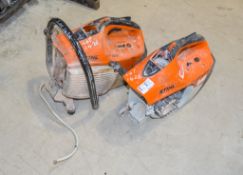 2 - Stihl petrol driven cut off saws for spares