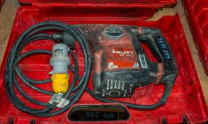 Hilti TE300-AVR 110v rotary hammer drill c/w carry case ** No chuck ** 1709HLT088