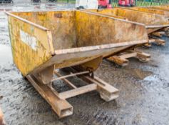 Steel fork lift tipping skip 3529