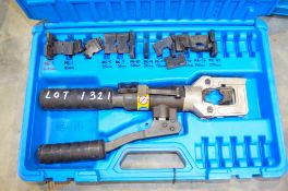 Cembre hydraulic cable crimping kit c/w carry case A786515