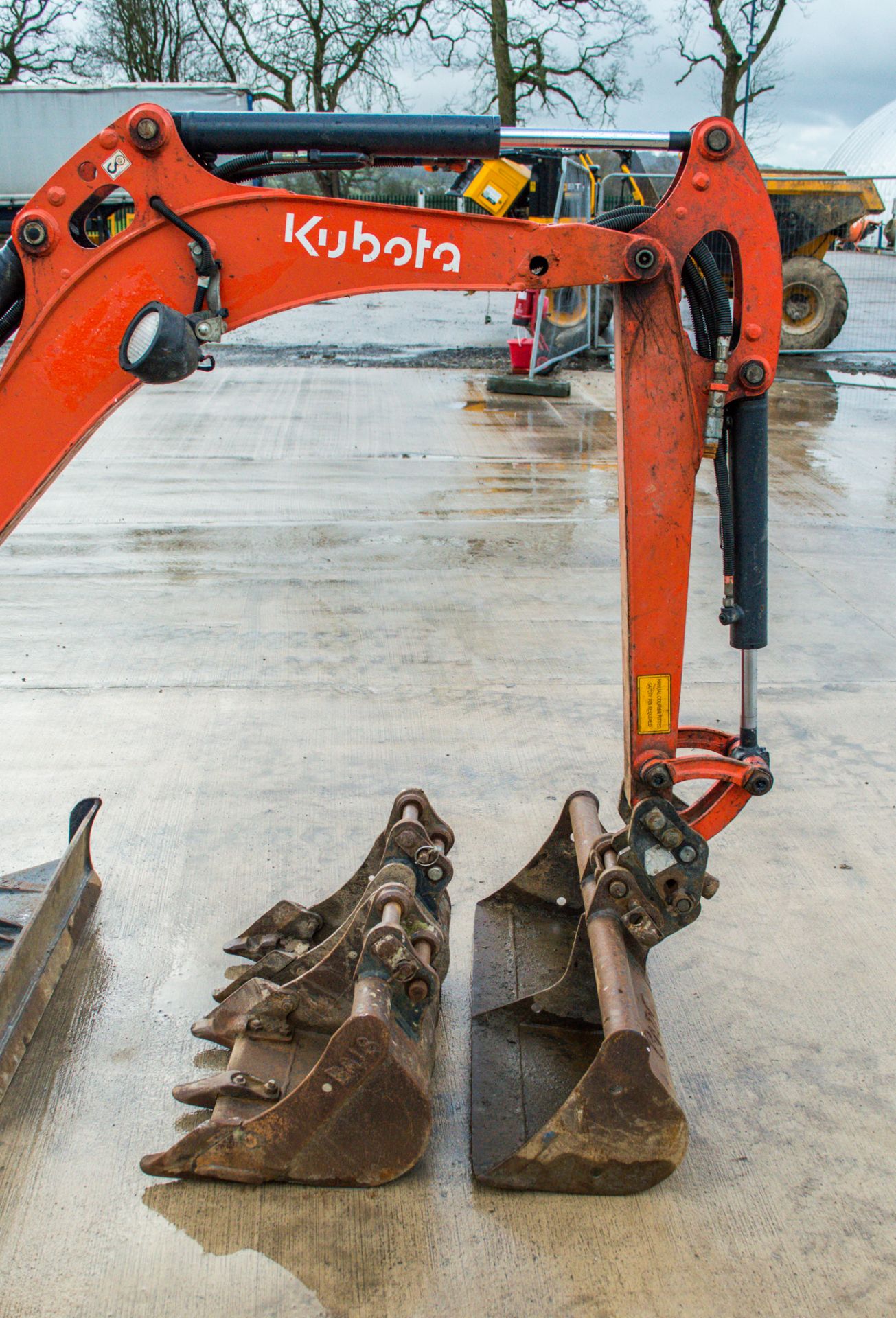 Kubota KX015-4 1.5 tonne rubber tracked mini excavator Year: 2016 S/N: 60177 Recorded Hours: 1870 - Image 12 of 18