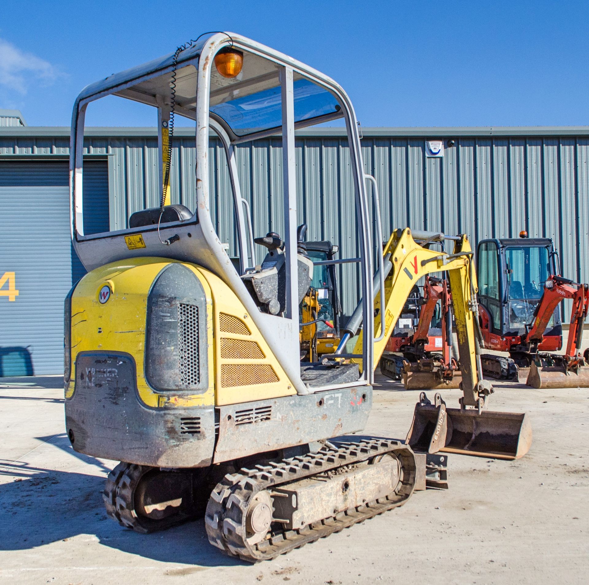 Wacker Neuson ET16 1.5 tonne rubber tracked mini excavator Year: 2016 S/N: PAL00351 Recorded - Image 4 of 21