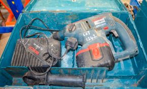 Bosch 24v cordless SDS rotary hammer drill c/w battery, charger and carry case 03341894