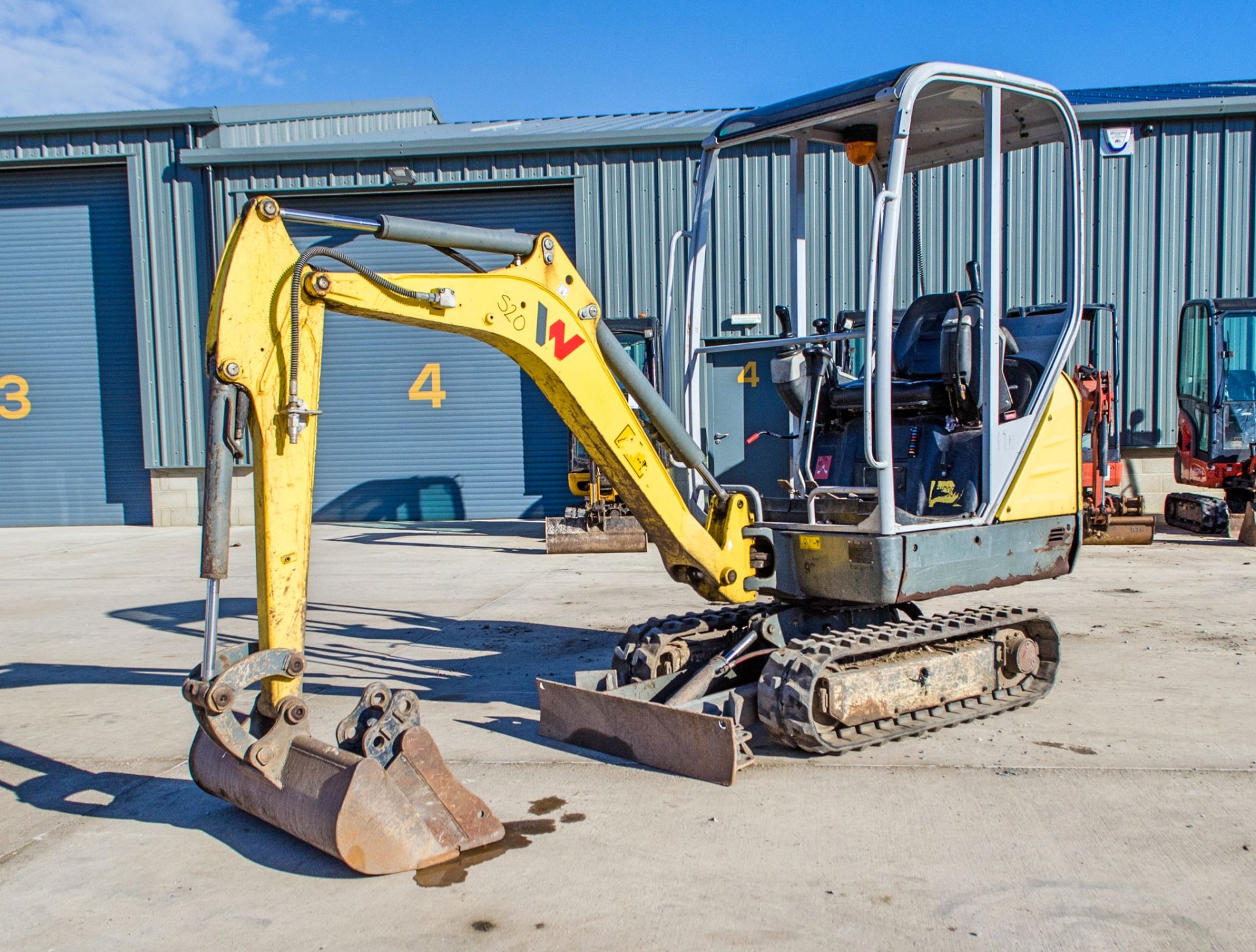 Wacker Neuson ET16 1.5 tonne rubber tracked mini excavator Year: 2016 S/N: PAL00351 Recorded