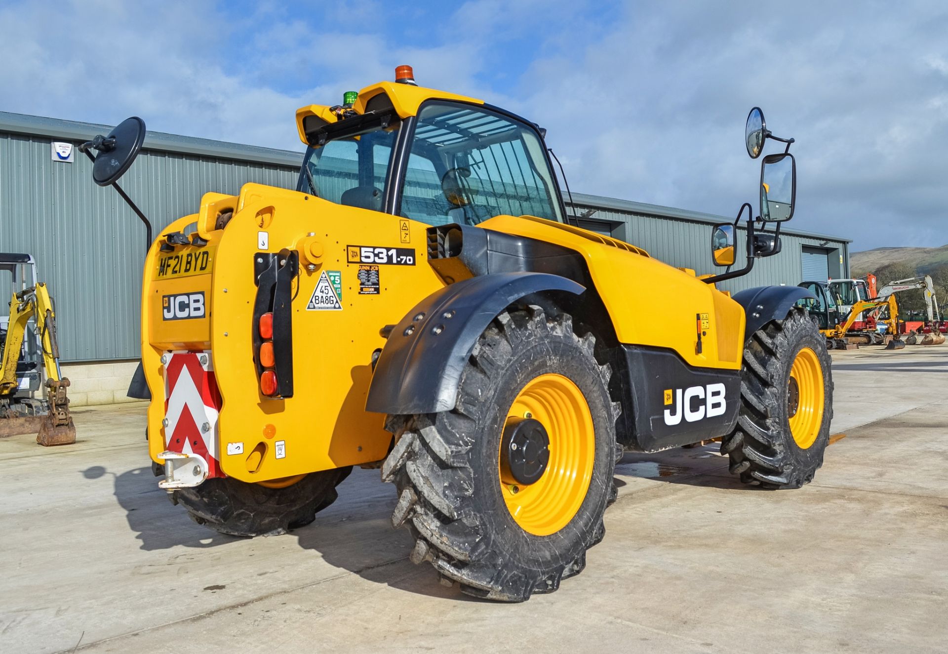 JCB 531-70 7 metre telescopic handler Year: 2021 S/N: 3008922 Recorded Hours: 1001 c/w rear - Image 4 of 23