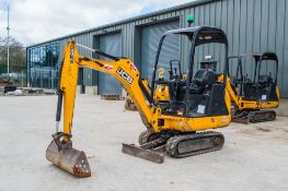 JCB 8014 CTS 1.4 tonne rubber tracked mini excavator Year: 2015 S/N: 70995 Recorded Hours: 1812