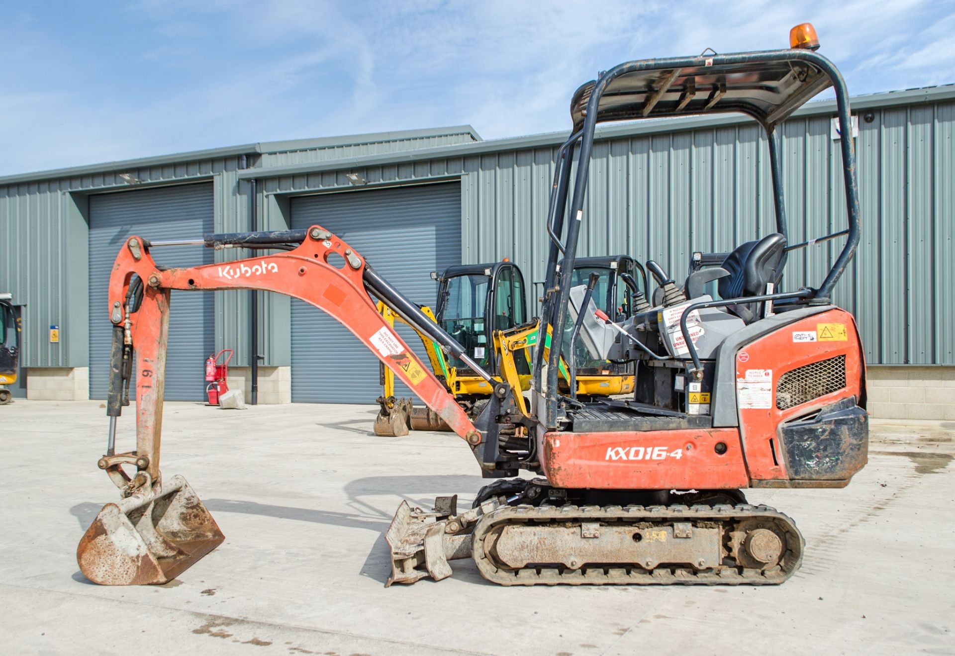 Kubota KX016-4 1.6 tonne rubber tracked mini excavator Year: 2014 S/N: 57567 Recorded Hours: 2858 - Image 7 of 21