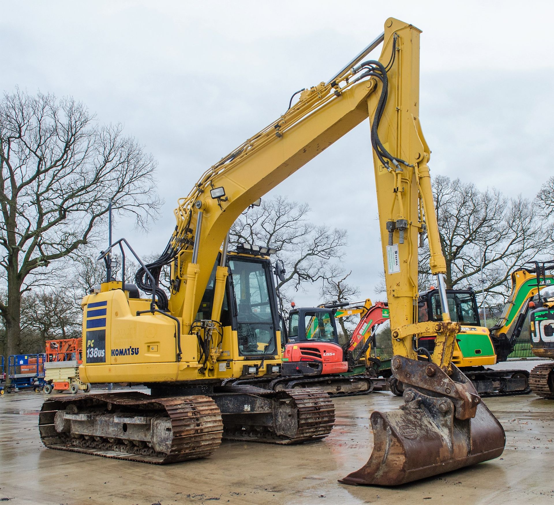 Komatsu PC138US-2 13 tonne steel tracked excavator Year: 2017 S/N: F50403 Recorded Hours: 4364 3rd - Image 2 of 26