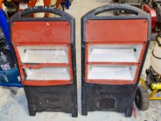 2 - Rhino TQ3 heaters for spares 1 - 110v and 1 - 240v **Both damaged with no tubes **